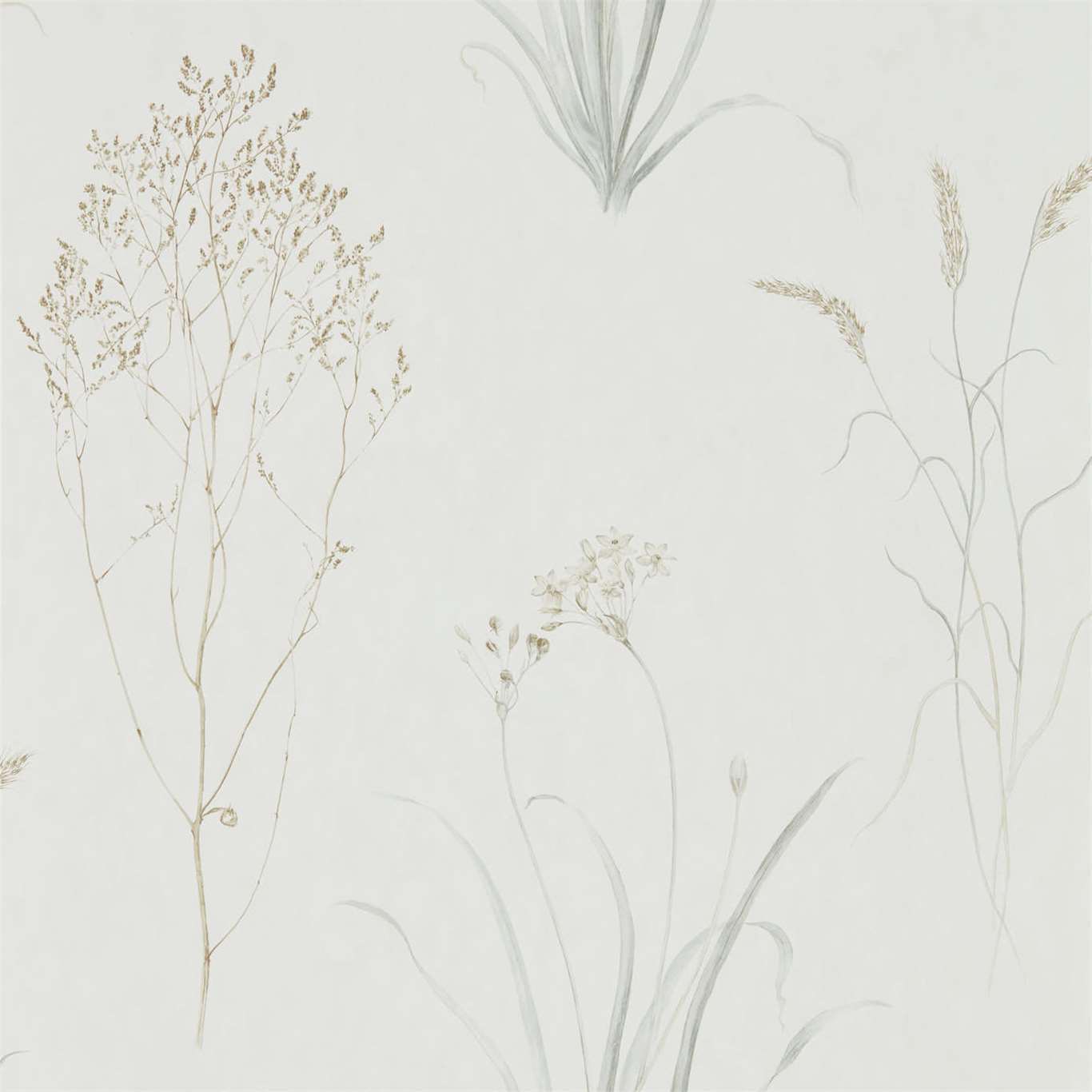 Farne Grasses Silver/Ivory